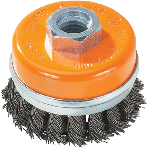 Brosse &agrave; fils nou&eacute;s torsad&eacute;s, 5" dia. x 5/8"-11 arbre Toolneeds Inc.