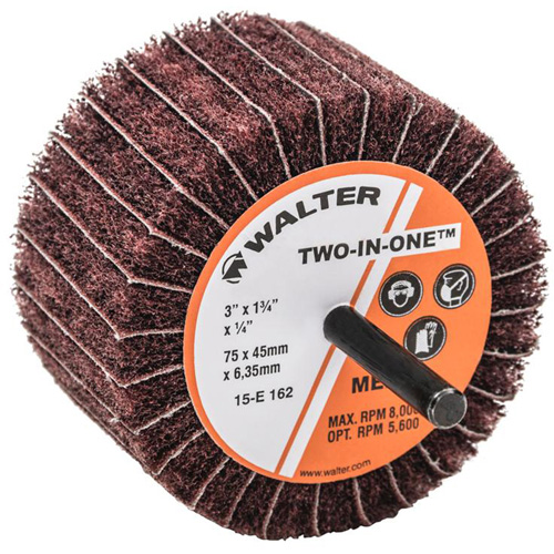 Meule &agrave; lamelles abrasives Two-In-One Toolneeds Inc.