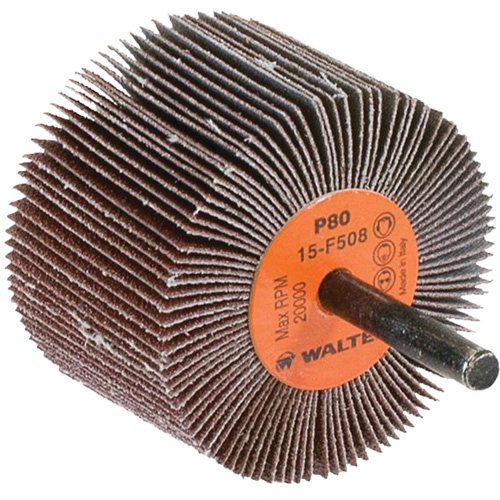 Flap Wheels-Coolcut Flap Wheels, Aluminum Oxide, 80 Grit, 2-1/2" x 1-1/2" x 1/4" Toolneeds Inc.