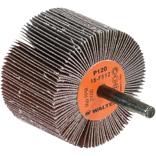 Flap Wheels-Coolcut Flap Wheels, Aluminum Oxide, 120 Grit, 2-1/2" x 1-1/2" x 1/4" Toolneeds Inc.