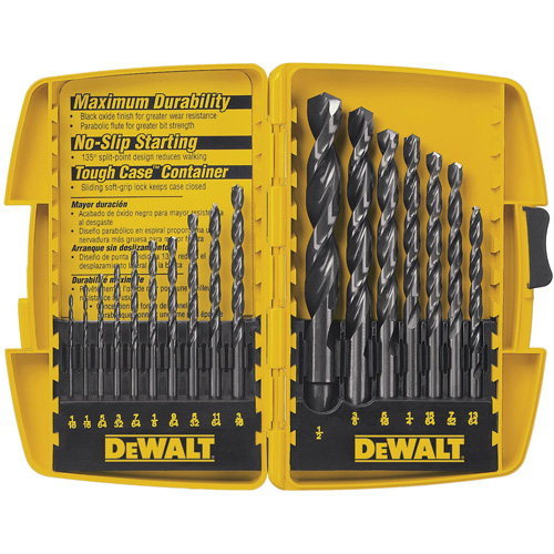 Jobber Drill Bit Set, 17 Pieces, High Speed Steel Toolneeds Inc.