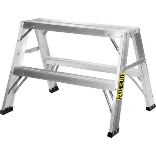 Industrial-Duty Sawhorse, 2' H x 31.9375" W x 23.50" D, 300 lbs. Capacity, Aluminum Toolneeds Inc.
