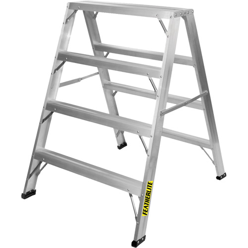 Industrial-Duty Sawhorse, 4' H x 34.6875" W x 39.50" D, 300 lbs. Capacity, Aluminum Toolneeds Inc.