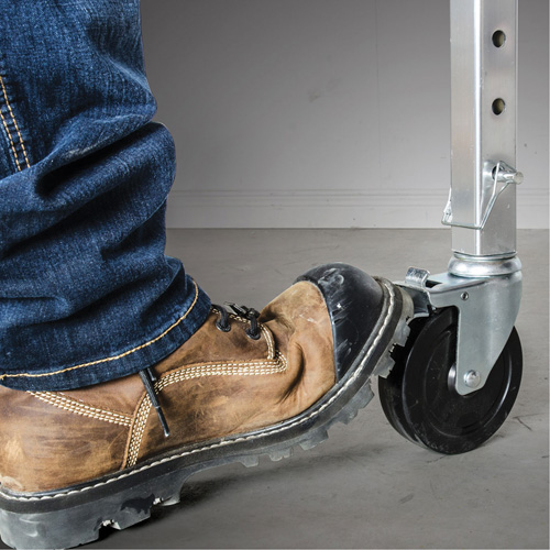 Mobile Work Scaffolding - Maxi Square Scaffolding, Aluminum Frame, 74" D x 75" H Toolneeds Inc.