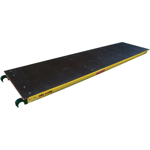 Composants pour &eacute;chafaudages la tour en fibre de verre, Fibre de verre, 8' lo x 94-1/2" la Toolneeds Inc.
