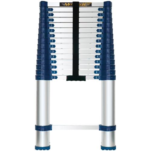Telescopic Ladder, 3' - 15.5', Aluminum, 250 lbs. Capacity, Type 1 Toolneeds Inc.