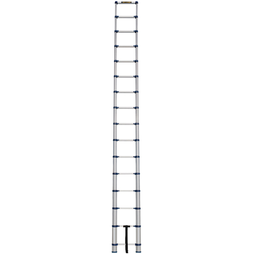Telescopic Ladder, 3' - 15.5', Aluminum, 250 lbs. Capacity, Type 1 Toolneeds Inc.