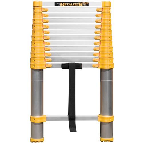 Telescopic Ladder, 3' - 12', Aluminum, 250 lbs. Capacity, Type 1 Toolneeds Inc.