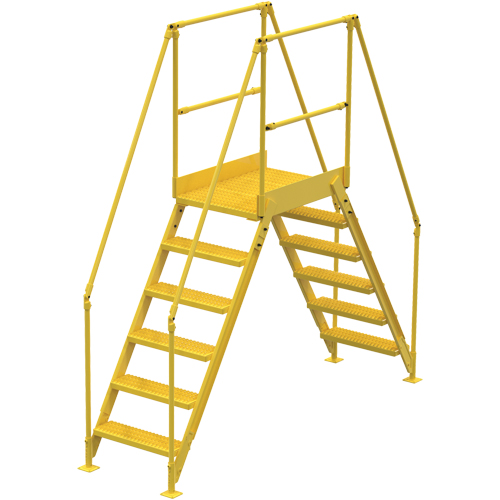 Crossover Ladder, 104" Overall Span, 60" H x 36" D, 24" Step Width Toolneeds Inc.