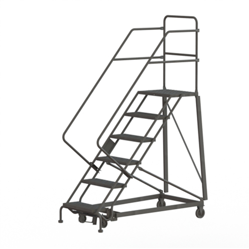 Heavy Duty Safety Slope Ladder, 6 Steps, Perforated, 50° Incline, 60" High Toolneeds Inc.