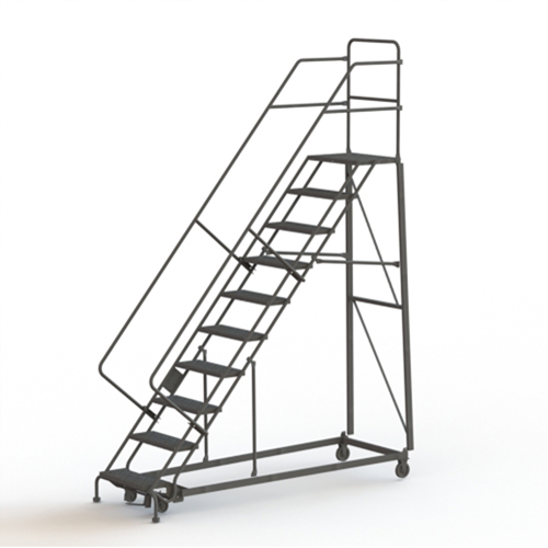&eacute;chelles robustes en angle de s&eacute;curit&eacute;, 10 marches, Perfor&eacute;, Inclinaison 50°, Hauteur 100" Toolneeds Inc.
