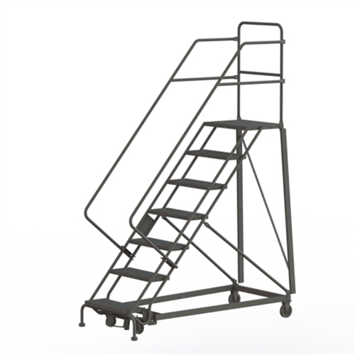 Heavy Duty Safety Slope Ladder, 7 Steps, Serrated, 50° Incline, 70" High Toolneeds Inc.