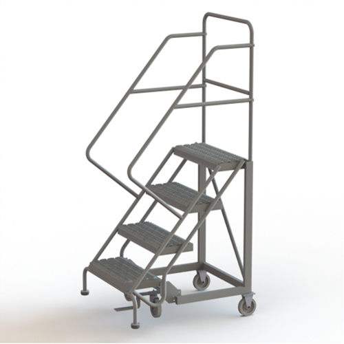 &eacute;chelles en angle de s&eacute;curit&eacute;, 4 marches, Stri&eacute;, Inclinaison 50°, Hauteur 40" Toolneeds Inc.