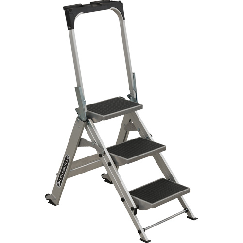 Tilt & Roll Step Stool Ladder, 3 Steps, 34" x 22" x 50.75" High Toolneeds Inc.