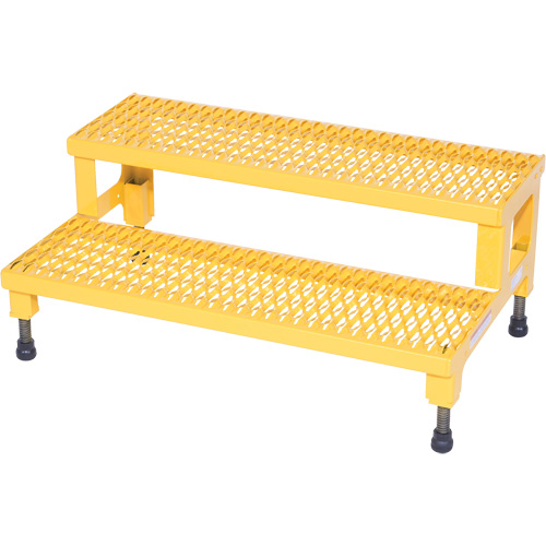 Adjustable Step-Mate Stand, 2 Step(s), 36-3/16" W x 22-7/8" L x 15-1/4" H, 500 lbs. Capacity Toolneeds Inc.