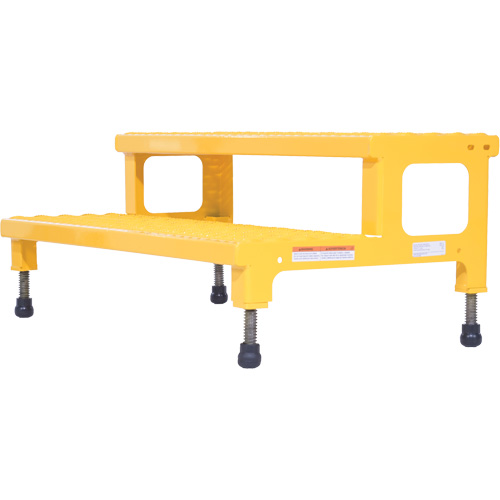 Adjustable Step-Mate Stand, 2 Step(s), 36-3/16" W x 22-7/8" L x 15-1/4" H, 500 lbs. Capacity Toolneeds Inc.