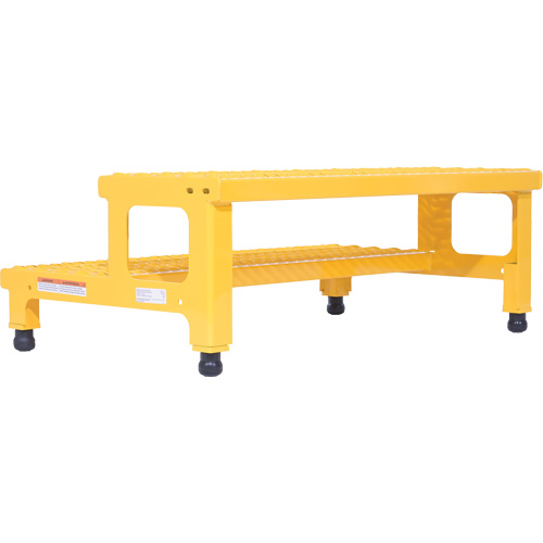 Adjustable Step-Mate Stand, 2 Step(s), 36-3/16" W x 22-7/8" L x 15-1/4" H, 500 lbs. Capacity Toolneeds Inc.