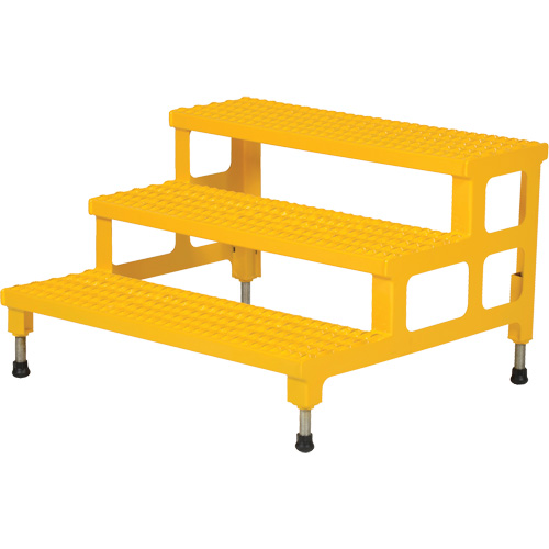 Adjustable Step-Mate Stand, 3 Step(s), 36-3/16" W x 33-7/8" L x 22-1/4" H, 500 lbs. Capacity Toolneeds Inc.