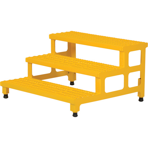Adjustable Step-Mate Stand, 3 Step(s), 36-3/16" W x 33-7/8" L x 22-1/4" H, 500 lbs. Capacity Toolneeds Inc.