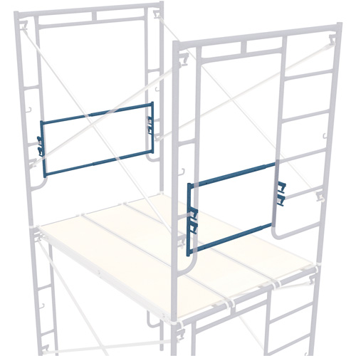Garde-corps dextr&eacute;mit&eacute; extensible pour l'&eacute;chafaudage, Barre de retenue, 21" h Toolneeds Inc.