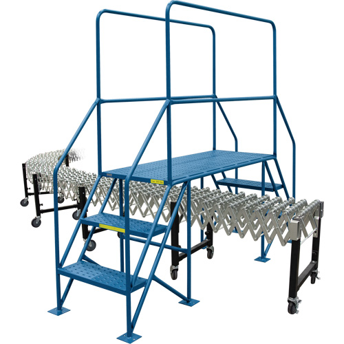 &eacute;chelles de liaison, 35-1/2" Port&eacute;e hors tout, 31-1/2" ha x 22" p, 22" Largeur de la marche Toolneeds Inc.