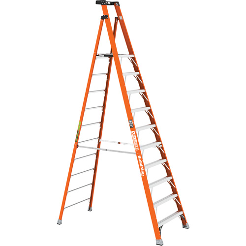 Safespace Platform Step Ladder, 10', 300 lbs. Cap. Toolneeds Inc.