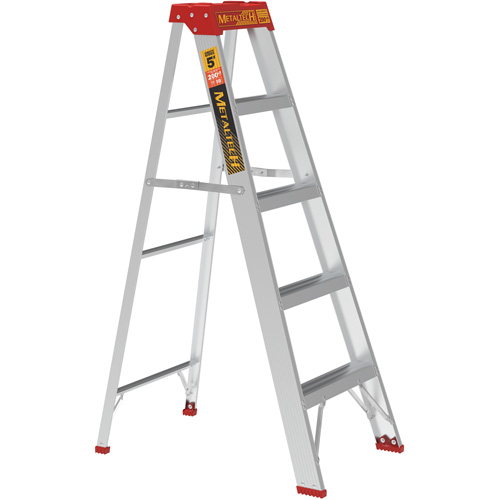 Step Ladder, 5', Aluminum, 200 lbs. Capacity, Type 3 Toolneeds Inc.