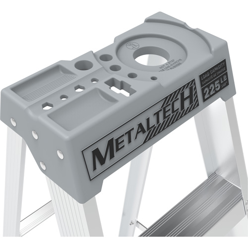 Step Ladder with Paint Tray, 8', Aluminum, 225 lbs. Capacity, Type 2 Toolneeds Inc.