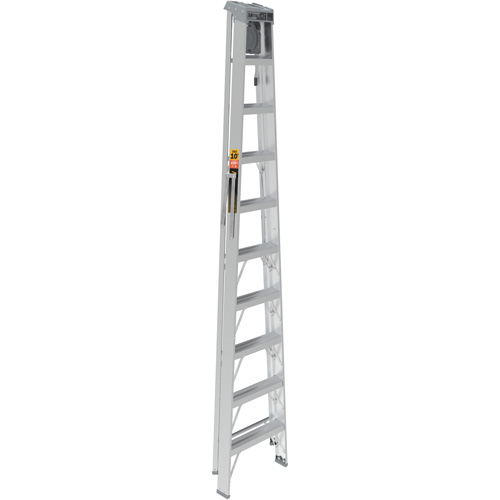 Step Ladder with Paint Tray, 10', Aluminum, 225 lbs. Capacity, Type 2 Toolneeds Inc.