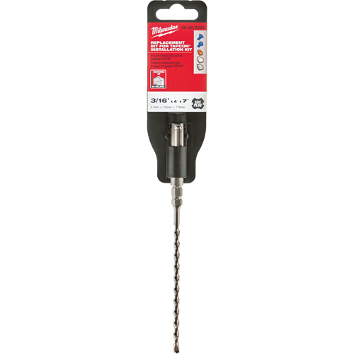 2-Cutter Masonry Drill Bit, 3/16", SDS-Plus Shank, Carbide Toolneeds Inc.