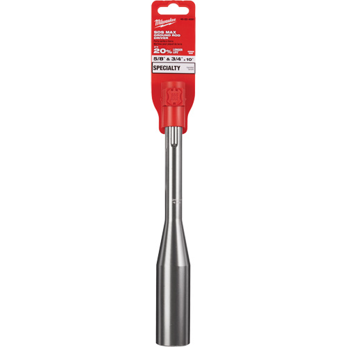 SDS-Max Ground Rod Driver, 3/4"/5/8" Tip, 3/4" Drive Size, 10" Length Toolneeds Inc.