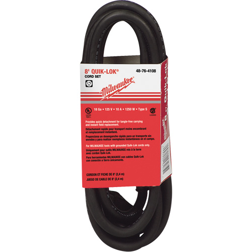 Quik-Lok&reg; Cord with Twist Style Plug Toolneeds Inc.
