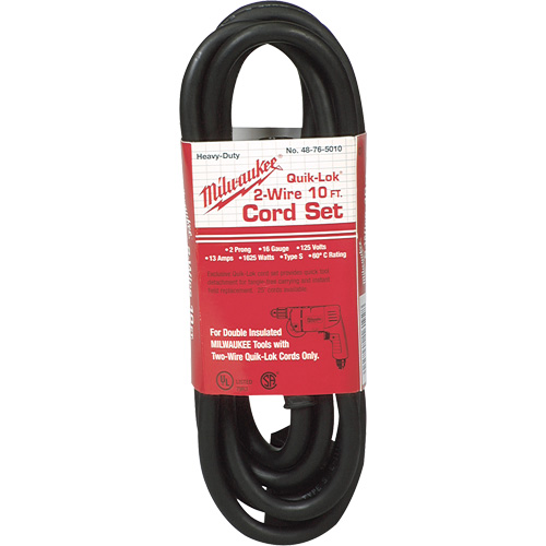 2-Wire Quik-Lok&reg; Cord Toolneeds Inc.