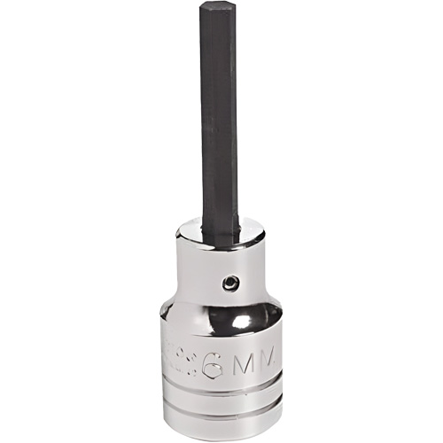 Socket Bit, Hex, 18 mm x 4" L, 1/2" Drive Toolneeds Inc.