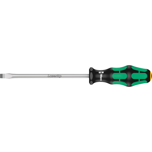 Tapered Slotted Screwdriver, 7 mm, 10-1/16" L, Plastic Handle Toolneeds Inc.