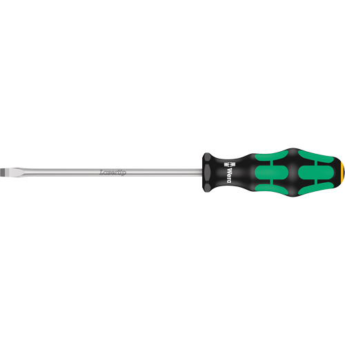 Tapered Slotted Screwdriver, 6.5 mm Tip, Round, 10-1/16" L, Plastic Handle Toolneeds Inc.