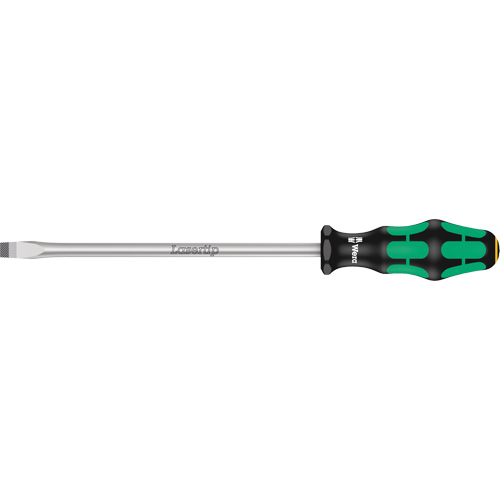 Tapered Slotted Screwdriver, 3/8", 12" L, Plastic Handle Toolneeds Inc.