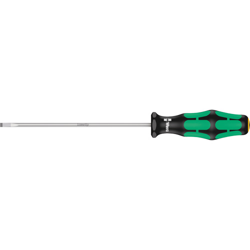 Tournevis &agrave; fente, Tige de 3,5 mm, Ronde, 8-1/8" lo, Prise en Plastique Toolneeds Inc.