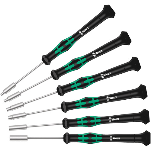 Micro Series Nut Driver Set, 6, Non Magnetic, Metric Toolneeds Inc.