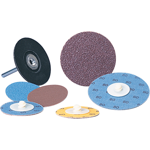 Disque &agrave; changement rapide Standard Abrasives, 2" dia., Grain 36, Oxyde d'aluminium Toolneeds Inc.