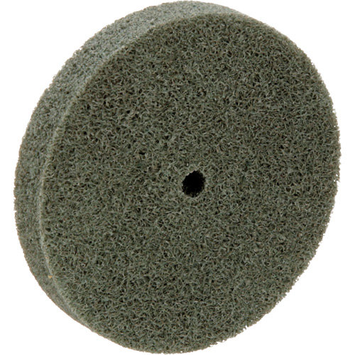 Meule homog&egrave;ne &agrave; faible densit&eacute; de s&eacute;rie 500 Standard Abrasives, 3" x 1/2", Arbre de 1/4", Grain de Moyen, Oxyde d'aluminium Toolneeds Inc.