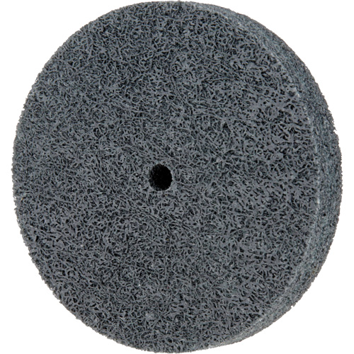 Standard Abrasives 500 Series Soft Density Unitized Wheels, 3" x 1/2", 1/4" Arbor, Fine Grit, Silicon Carbide Toolneeds Inc.
