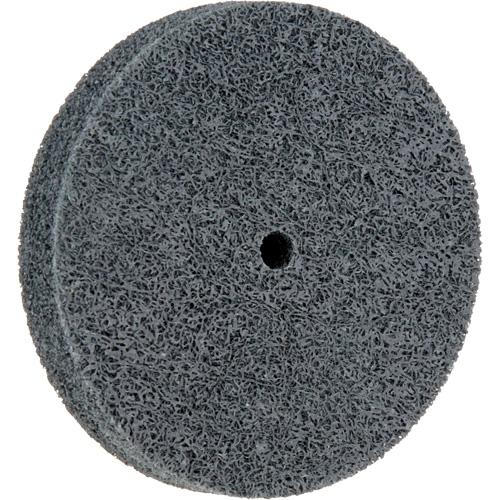 Standard Abrasives 500 Series Soft Density Unitized Wheels, 3" x 1/2", 1/4" Arbor, Fine Grit, Silicon Carbide Toolneeds Inc.