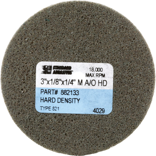 Disque unitaris&eacute; Standard Abrasives, 3" x 1/8", Arbre de 1/4", Grain de Moyen, Oxyde d'aluminium Toolneeds Inc.