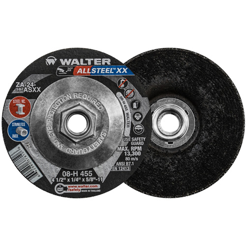 Meule HP XX, 4-1/2" x 1/4", Arbre 5/8"-11, Oxyde d'aluminium, Type 27 Toolneeds Inc.