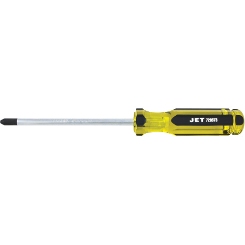 Phillips Jumbo Handle Screwdriver, #3, 6" L, Plastic/Steel/Aluminium/Wood/Cushion Grip/Magnetic/ESD-Safe Handle Toolneeds Inc.