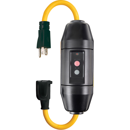 In-Line GFCI Cord Sets, 120 V, 20 A, 1-1/5' Cord Toolneeds Inc.