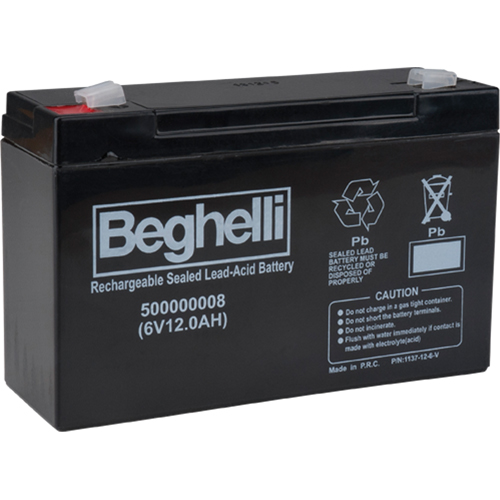 Sealed Lead Acid Batteries, 6 V, 12 Ah Toolneeds Inc.