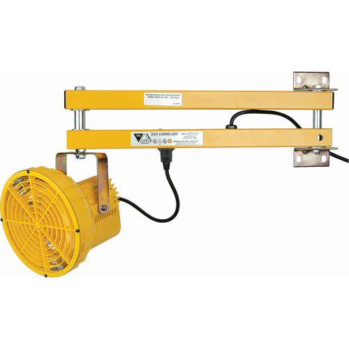 Dock Lights, 24" Arm, 50 W, High Pressure Sodium Lamp, Polycarbonate Toolneeds Inc.