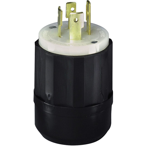 Prise mise &agrave; la terre verrouillable &agrave; trois bornes et quatre fils, Nylon, 20 A, 250 V, L15-20P Toolneeds Inc.